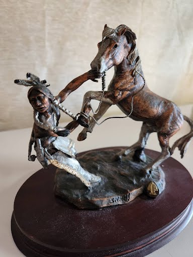 Legends C. A. Pardell Sculpture SHHH Mixed Media