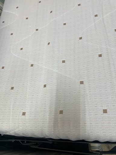 Striped Rolled Arm Sleeper Sofa