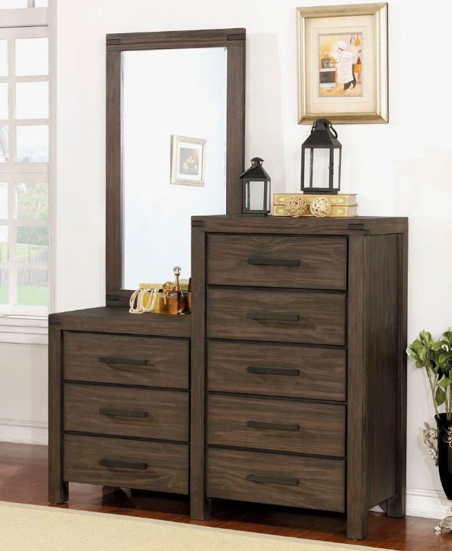 Double Dresser With Mirror