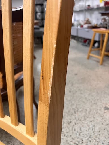 Light Wood Dining Set with Two Chairs