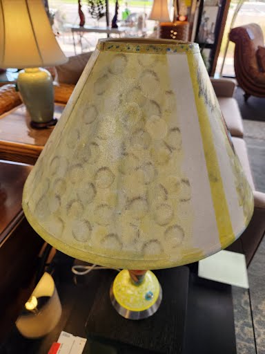 Table Lamp Custom Hand Painted - Faces