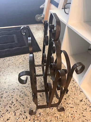 Wrought Iron Magazine Holder