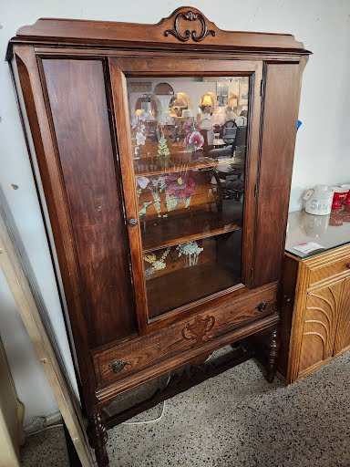 Repurposed Antique Cabinet/Display Unit
