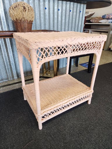 Wicker End Table