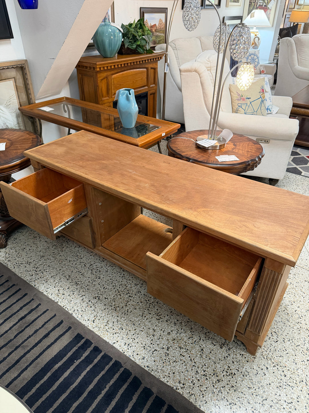 4 drawer Console Table