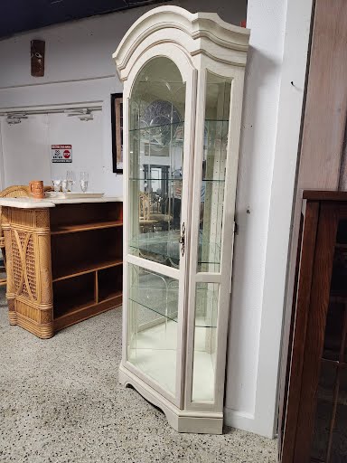 Corner Unit Cabinet - White Wash