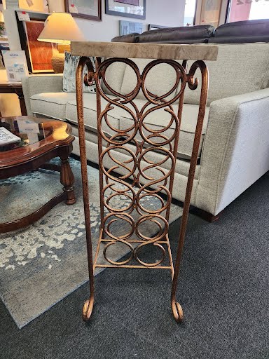 12W" Pedestal Wine Rack