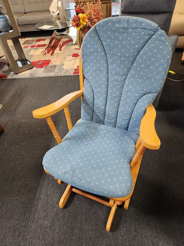 Wood Framed Glider Rocker