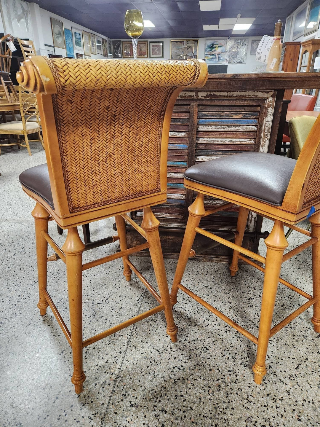 Made in Malaysia, SET OF 2 Bar Stool's