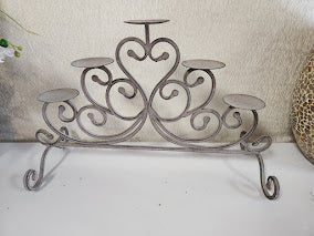 Iron Scrolled Candleabra