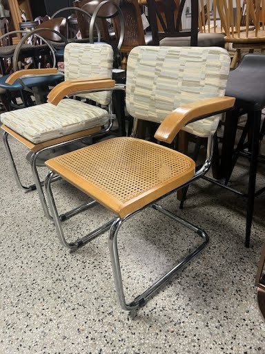 SET OF 2- Vintage Marcel Bruer Chairs