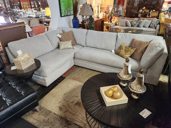 2-Piece Dove Grey Sectional