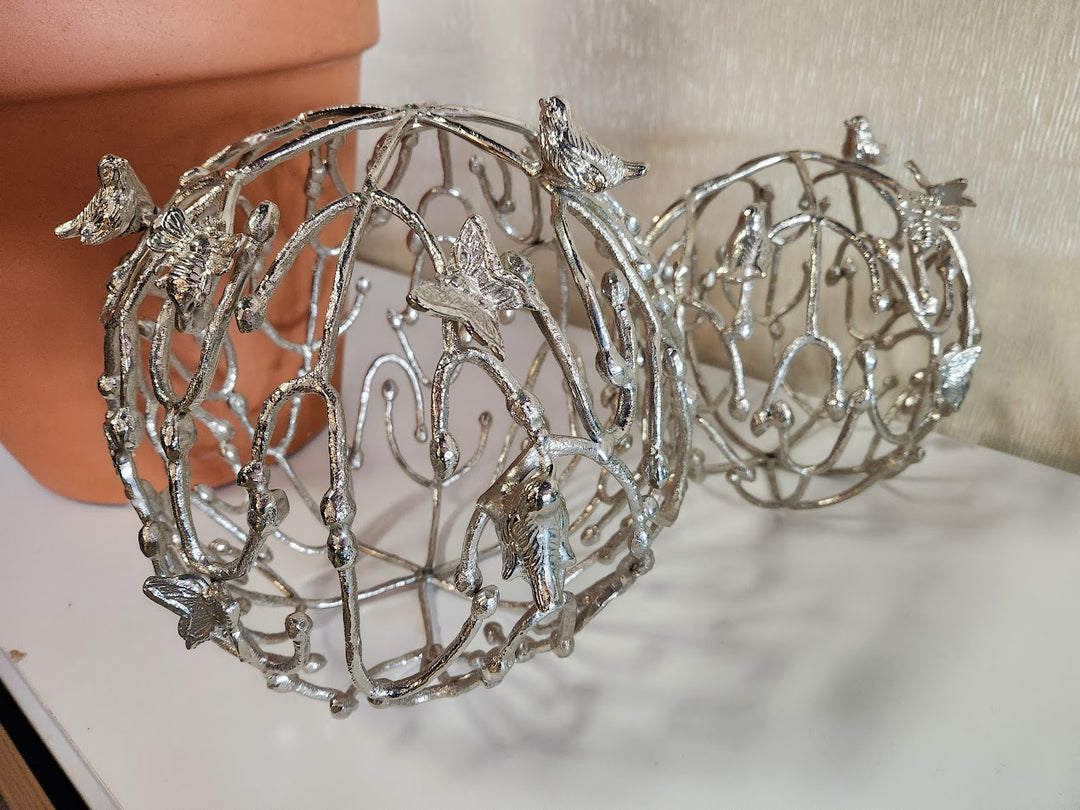 Silver Ball Spheres Home Item