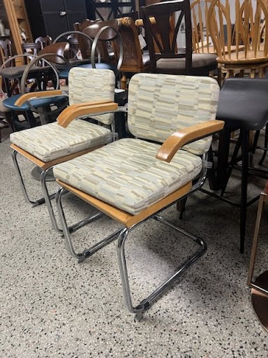 SET OF 2- Vintage Marcel Bruer Chairs