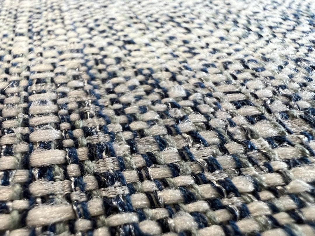 83W" Sofa w/ Chaise - Denim Blue