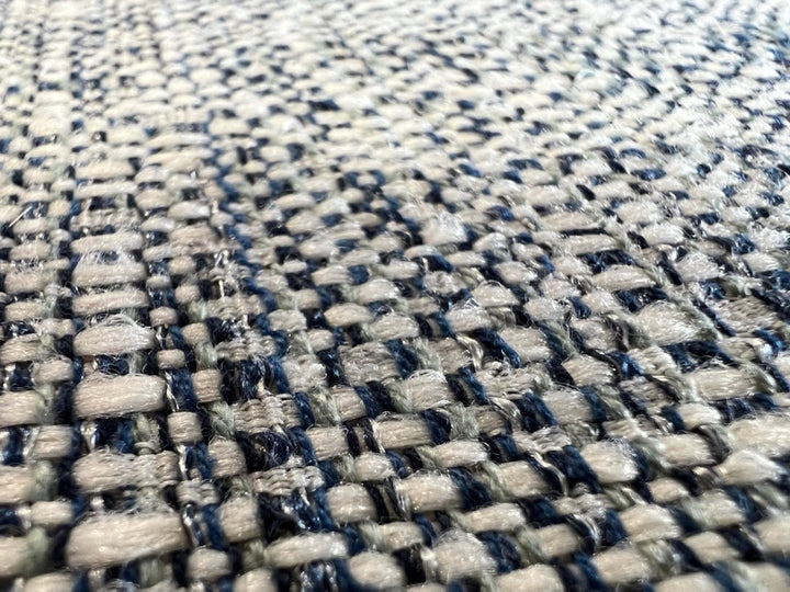 83W" Sofa w/ Chaise - Denim Blue