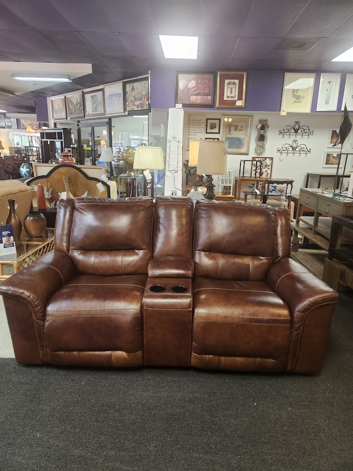 Brown Ashley Furniture Love Seat