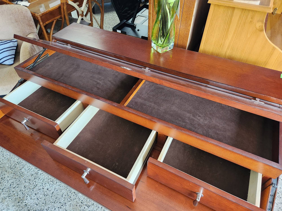 Cherry Wood Vanity / Desk