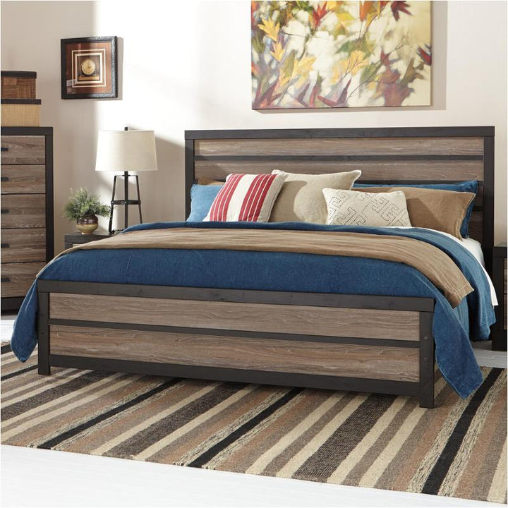 Panel King Bed