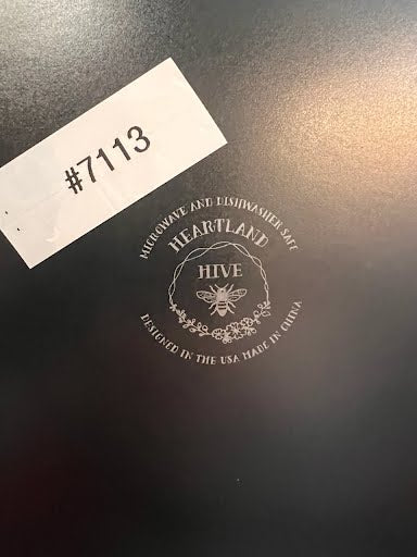 SET OF 4- Black Plates