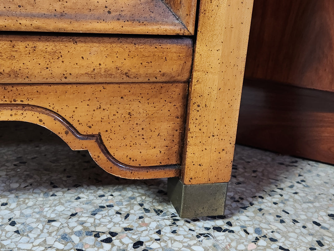 China Cabinet With Brass Accents