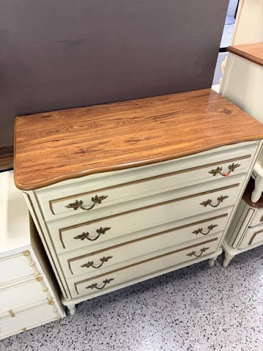 Two Tone French Bed Set