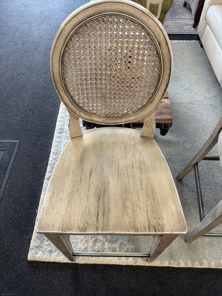 Uttermost Clarion Aged White Counter stools