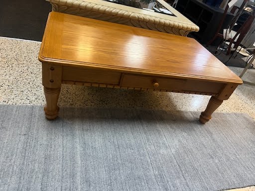 Oak Wood Coffee Table