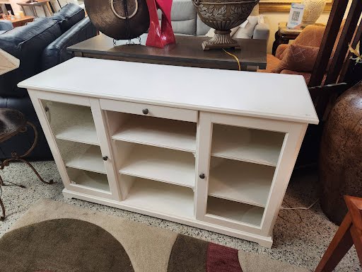 Entertainment Center White Console