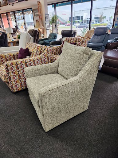 Custom Fabric Swivel Chair