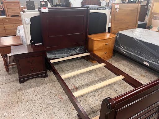 Twin Sleigh  Bed