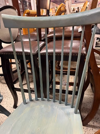 ETHAN ALLEN Windsor Chair - Teal