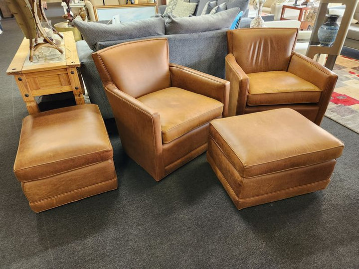 Ruby Leather Arhaus Chair