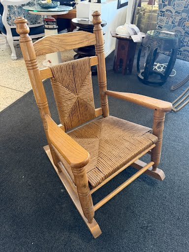 Kids Oak Rocking Chair