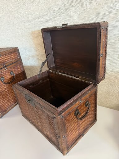 Weaved Rattan Storage Box