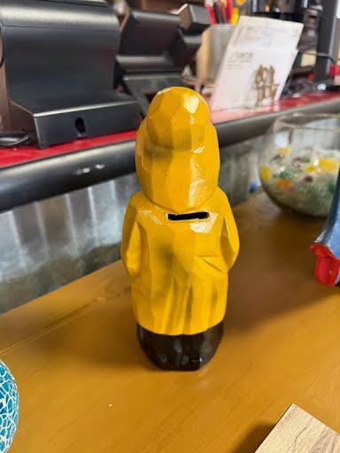 Fishermen Vintage coin  Bank Home Item