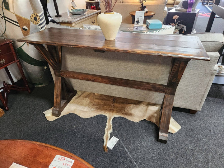 Trestle Style Sofa Table