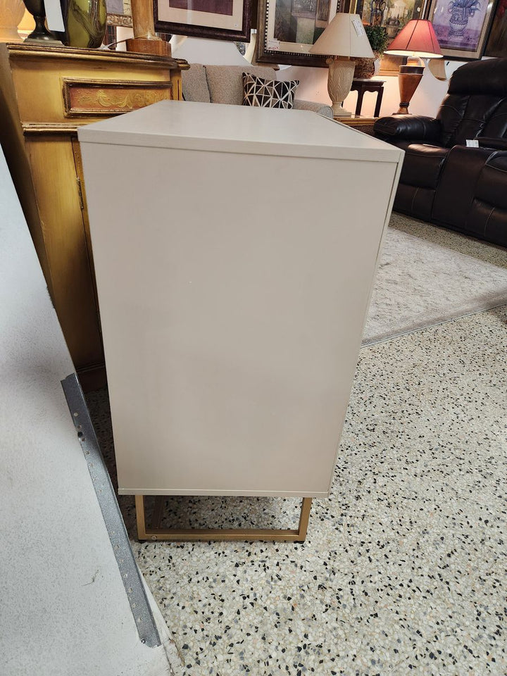 Gray Accent Cabinet