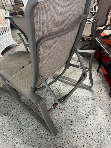 Tripitone outdoor recliner and ottoman