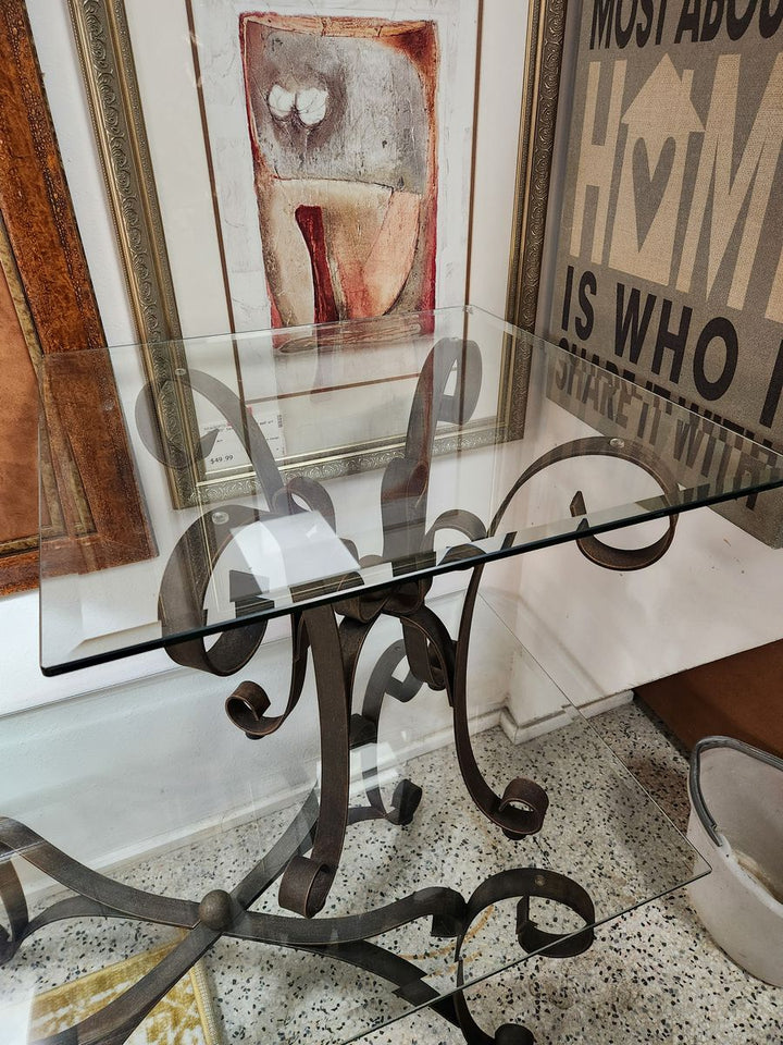 SET OF 2 | Metal Base End Table