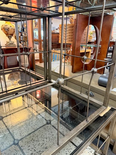 Glass And Metal End Tables