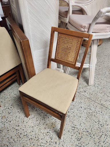 Vintage MCM Stakmore Folding Game Table