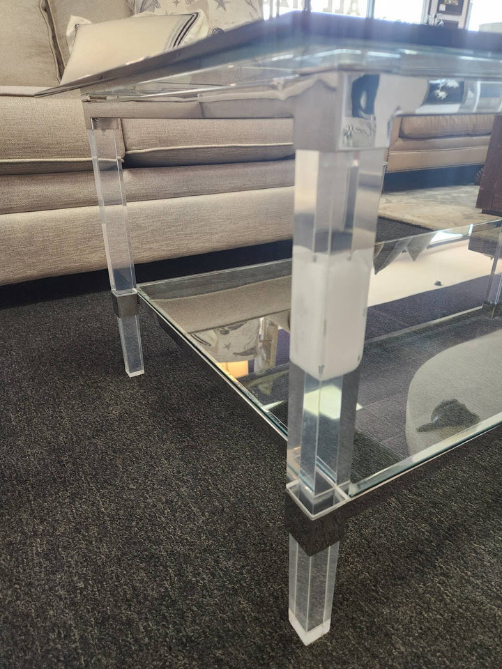 Lucite Coffee Table *AS IS CONDITION