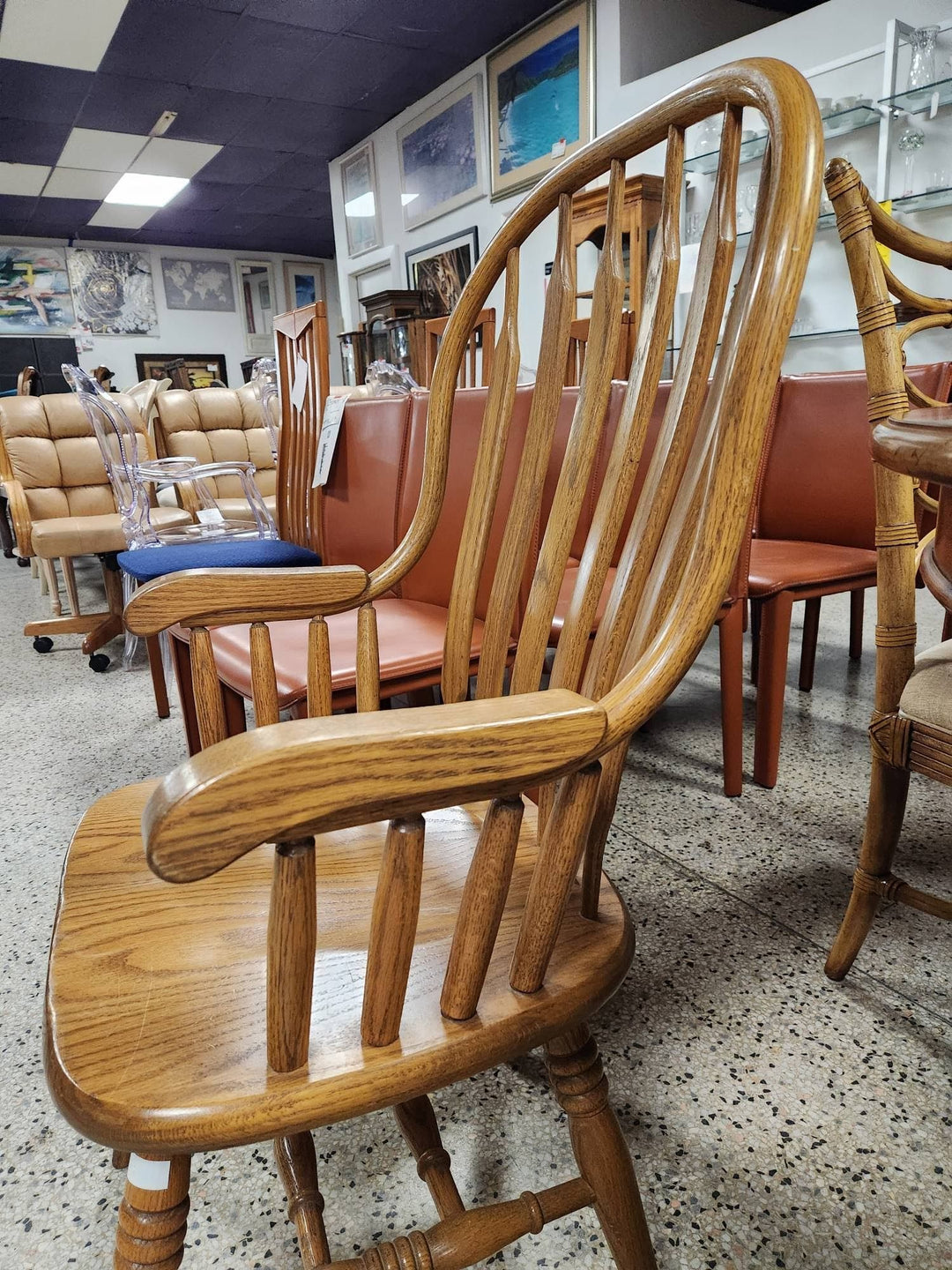 SET OF 2 Wood Chair's