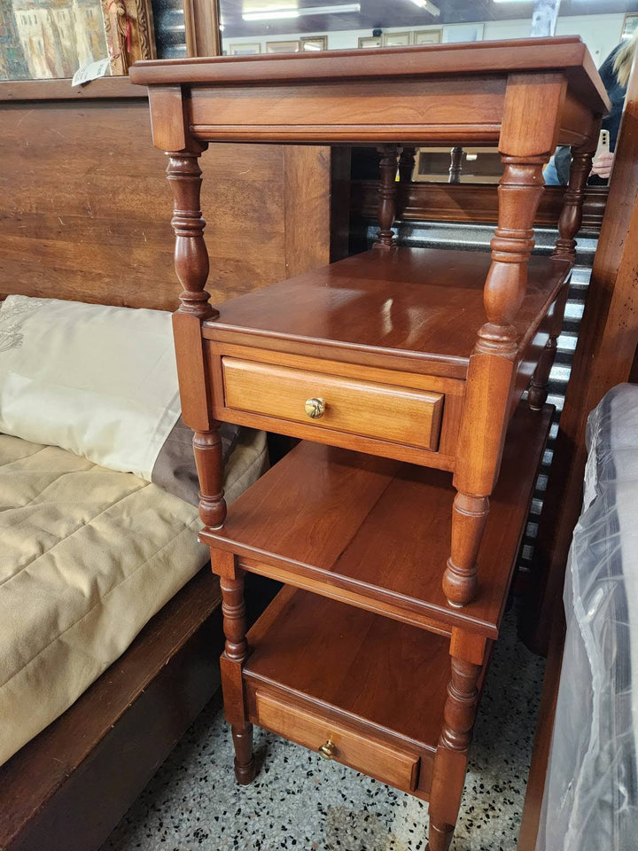 SET OF 2 - Cherry End Table