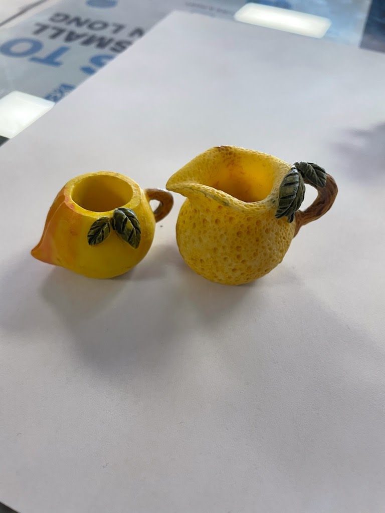 Set of 2 - Lemon Pottery