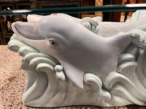 Dolphin base coffee table