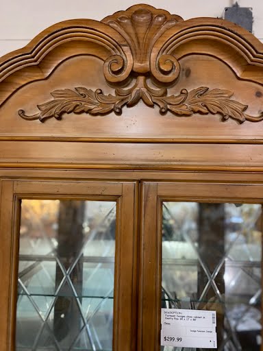 Fairmont Designs china cabinet in Knotty Pine