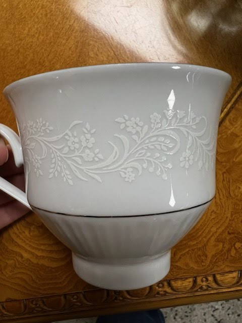 White German Tea Cups