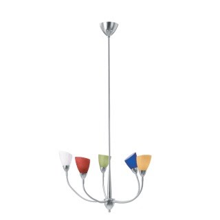 Uni Celing Lamp, Multi Frosted Shade, Lite Source